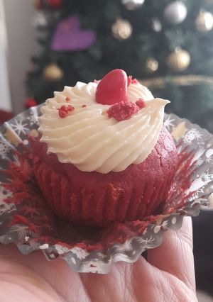 Una foto de Cupcake red velvet
