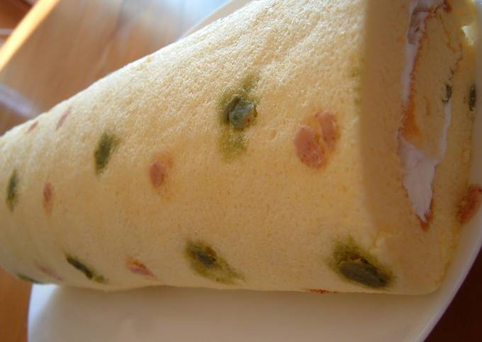 Recipe of Ultimate Polka Dotted Roll Cake
