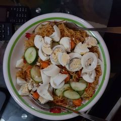 A picture of Fried indomie.