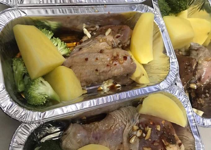 Resipi Ayam Bakar Madu Simple By Amira Oleh Amyra Cookpad