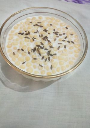 A picture of Boondi raita.