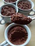 Vickys Boozy Chocolate Chestnut Pudding, GF DF EF SF