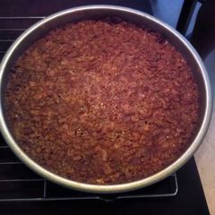 pecan pie cake A picture of pecan pie cake.
