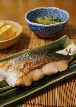 A picture of Grilled Salted Salmon.