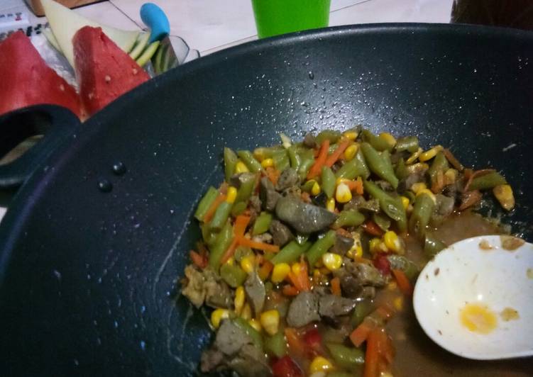 Resep Tumis Buncis Hati Ampela yang sempurna