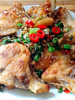 椒鹽魚下巴 的食譜成品照片