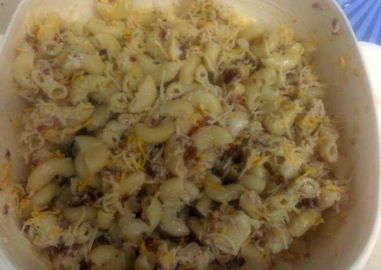 Recipe: Appetizing Bacon Ranch pasta salad
