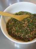 Green Pepper & Ground Meat Rice Topping