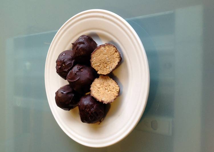 Recipe of Homemade Chocolate PB Balls