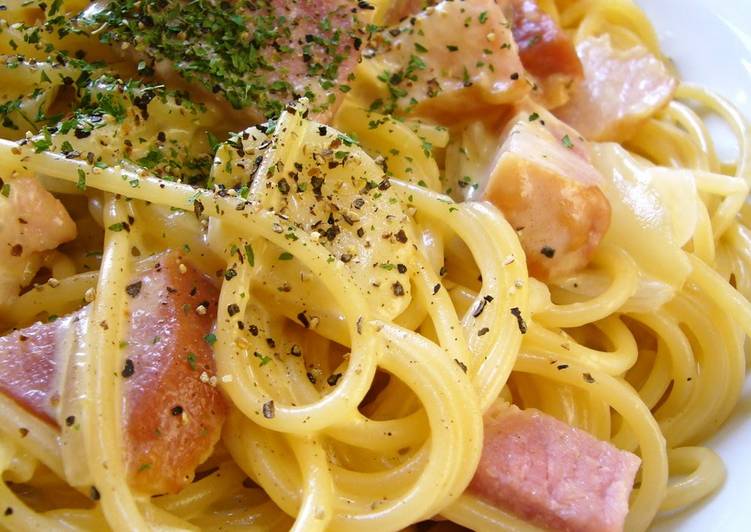 For a Birthday Lunch Easy Classic Carbonara