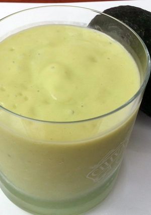 A picture of Avocado And Banana Smoothies.
