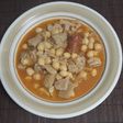 Garbanzos con callos de ternera