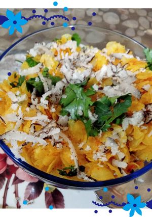 A picture of Dhaarwad Poha.