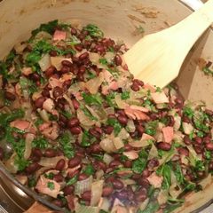A picture of Brazilian feijoada.