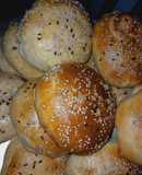 Pan de hamburguesa casero