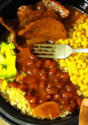 A picture of Spanish Styled Steak.