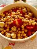 Ensalada vegana de garbanzos 🥗