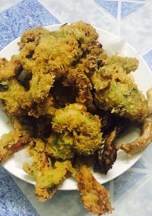 Hình của món Ếch chiên xù.