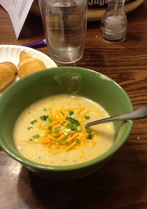 A picture of Crock Pot Baked Potato Soup 😍.