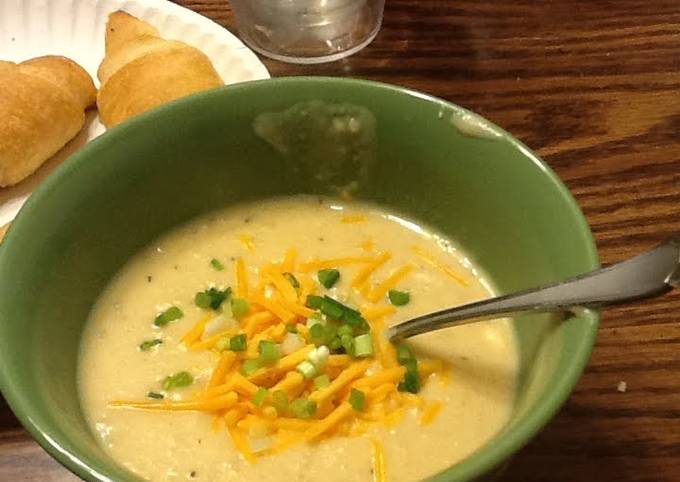 Easiest Way to Make Favorite Crock Pot Baked Potato Soup 😍