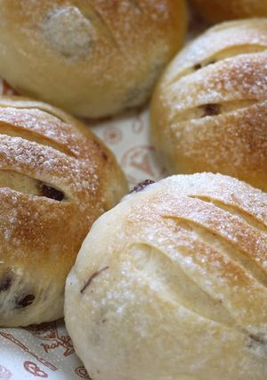 A picture of Sugar Raisin Rolls (Made with a Bread Maker).
