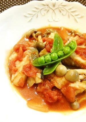 A picture of Haddock Tomato Simmer.