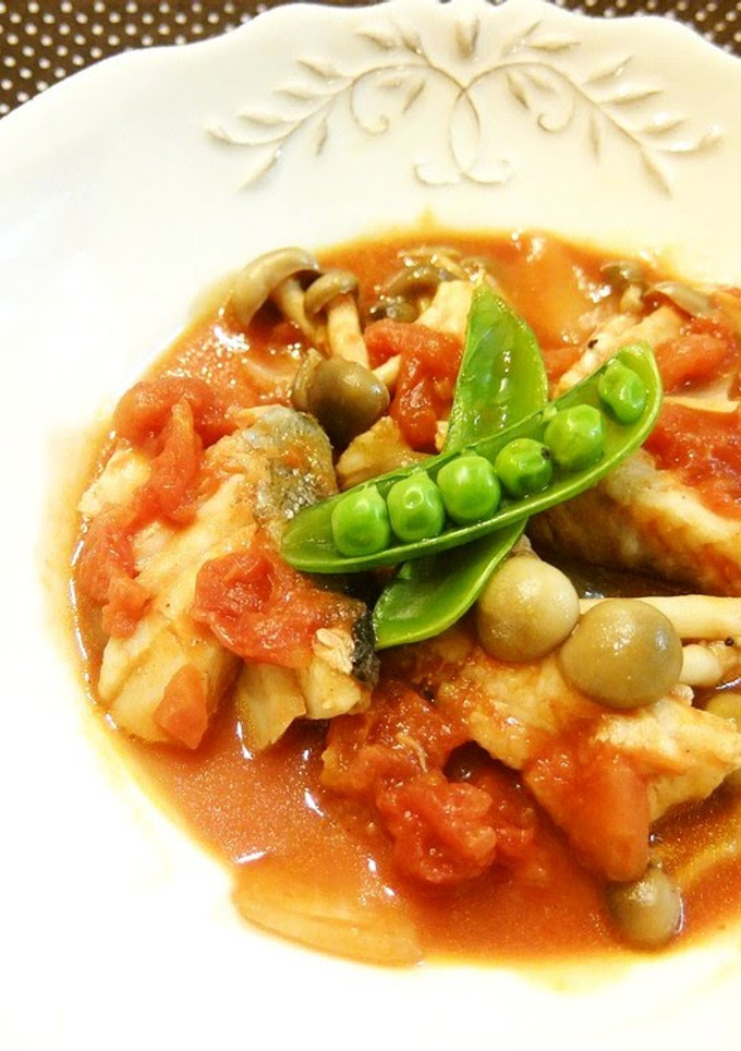 A picture of Haddock Tomato Simmer.
