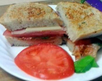 The New Way Making Recipe Ham and Swiss Herb Panini Delicious Perfect