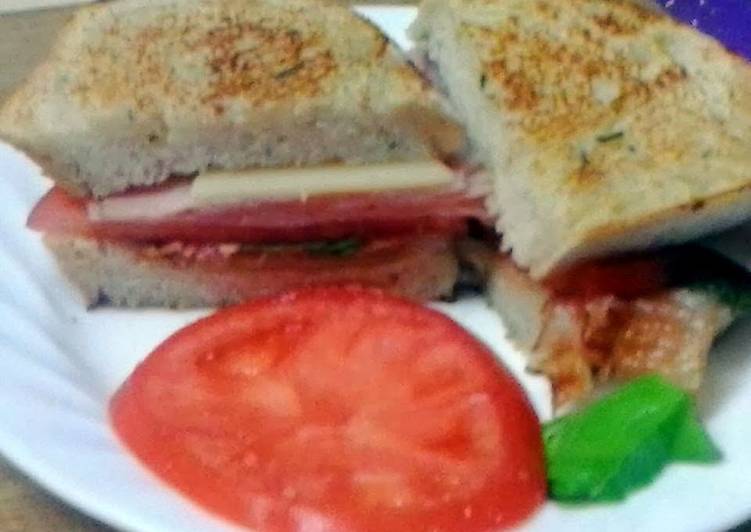 Ham and Swiss Herb Panini Ham and Swiss Herb Panini