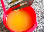A picture of orange glaze