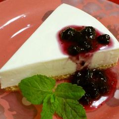 A picture of My Special Authentic No-Bake Cheesecake.