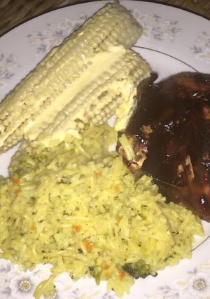 A picture of Chicken Corn Rice.