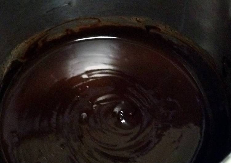 Steps to Prepare Any-night-of-the-week Easy Chocolate Ganache