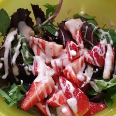 A picture of Perfect Strawberry Poppyseed Dressing.