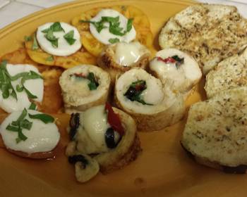 Popular Cuisine Fontina Spinach Chicken Roulade Delicious and Healthy