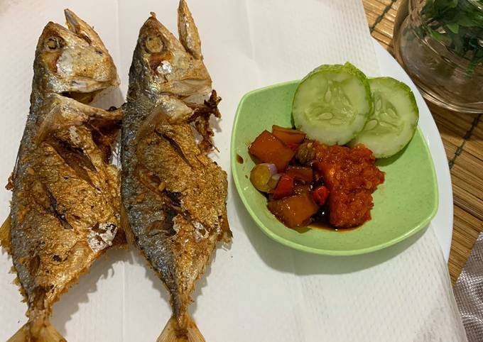 Ikan kembung goreng simple