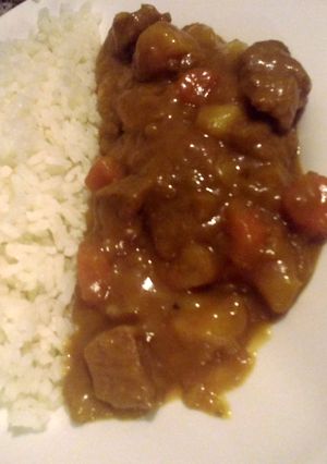 A picture of Kare Rice (Japanese Curry Rice).