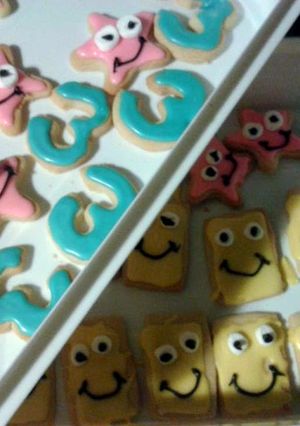 A picture of Birthday Biccies.
