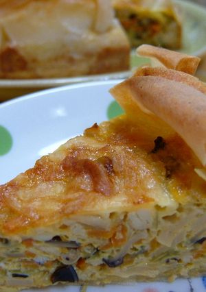 A picture of Healthy Chinese-Style Quiche.