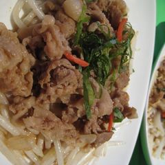 Pork and Ginger Stir Fry with Bean Sprouts and Garlic A picture of Pork and Ginger Stir Fry with Bean Sprouts and Garlic.