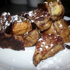 A picture of french toast bites.