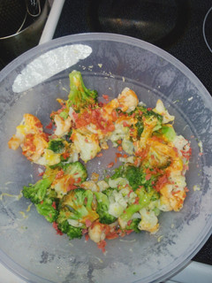 A picture of Simple Veggies and Cheese.