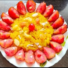 A picture of Diwali Special Rava Halwa/Suji Halwa/Rava Halwa.