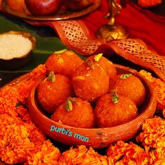 A picture of Gajar ka ladoo.