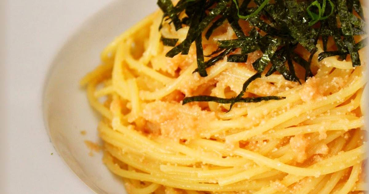 Easy Japanese-Style Mentaiko Pasta - Try It For Lunch! Recipe by cookpad. japan - Cookpad