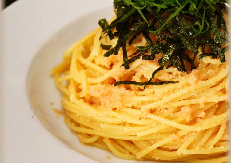 Recipe of Speedy Easy Japanese-Style Mentaiko Pasta - Try It For Lunch!