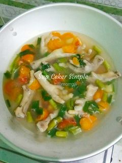 Foto resep Sup Ceker Simple
