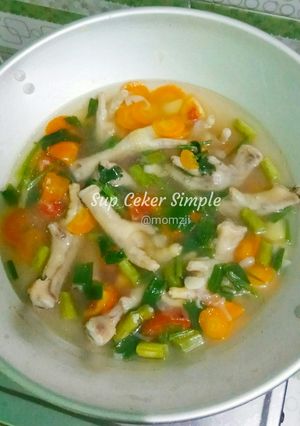 Foto resep Sup Ceker Simple