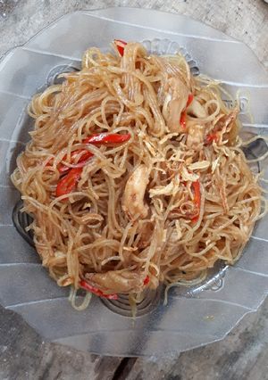 Foto resep Bihun Jamur kecap