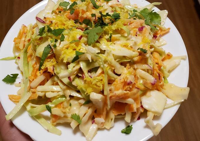 Ensalada Agridulce De Repollo, Zanahorias Y Rábano Receta De El Toque ...